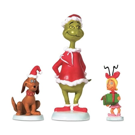Department 56 Grinch Villages from Department 56 Grinch Max and Cindy-Lou Who Village Accessory,