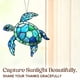thumbnail image 5 of Acrylic Keychain With Story Card Turtle Light-catching Ornament Gift For Women Christmas Tree Decoration, 5 of 6