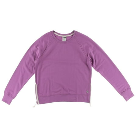 Soffe Womens Juniors Knit Side Zip Pullover Top