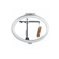 thumbnail image 1 of Lifting Tower Weight-lifting Suspension Mirror Portable Fold Hand Makeup Double Side Glasses, 1 of 3