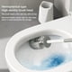 thumbnail image 2 of Bearachild Juego de escobillas de baño para montaje en pared, cabezal de bola, mango largo, herramienta de limpieza de PP, cepillos de fregado, Suministros de limpieza para el hogar Blanco Gris Bearachild HA072040-01, 2 of 6