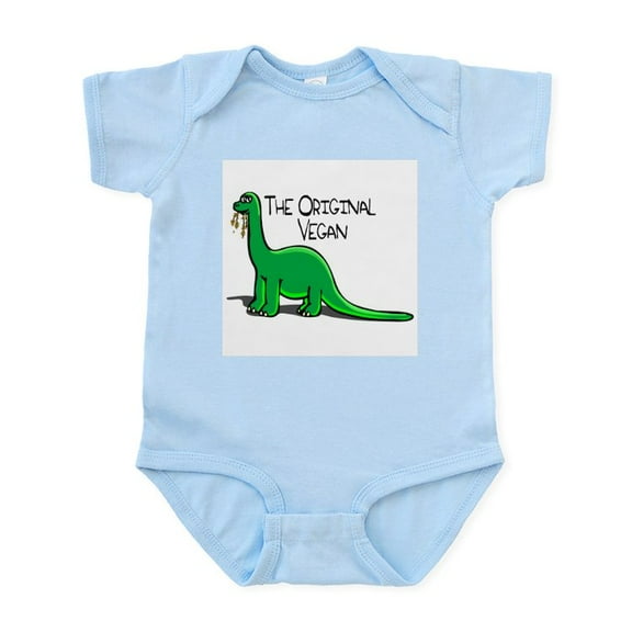CafePress - Original Vegan Infant Bodysuit - Baby Light Bodysuit, Size Newborn - 24 Months