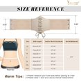 thumbnail image 6 of JASGOOD 2Pcs Stretch Belt Women Invisible Adjustable Elastic Belt Fashion Crop Tuck Bands, 6 of 12