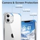 thumbnail image 5 of Funda Vakoo para iPhone 12/iPhone 12 Pro | Transparente Antiamarillento, Parte Trasera Rígida, Protección Militar contra Caídas, Compatible con Carga Inalámbrica - Transparente, 5 of 7