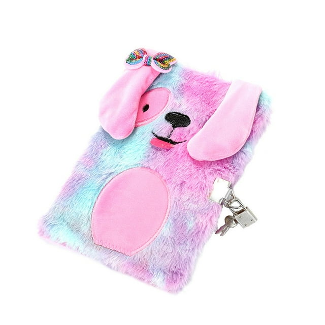 pdqouc Plush Cartoon Cute Diary Book Notebook Notepad Paper Perfect for Diaries, office Use, and Personal 𝑹𝒆𝒇𝒍𝒆𝒄𝒕𝒊𝒐𝒏𝒔