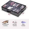 thumbnail image 3 of Organizador de almacenamiento de zapatos debajo de la cama para 12 pares: solución de contenedor de zapatos debajo de la cama Cajas de zapatos con ventana transparente para zapat, 3 of 5