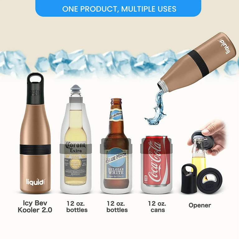 Beer Bottle Insulator Fits 12oz Beer Bottles Soda Cans & Slim Cans Holder