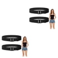 thumbnail image 4 of Wisewang 2piece Adjustable Stretch Flat Buckle Belts Wide Application Wear With Comfort 2Set, 4 of 6