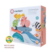 Mentari Toys - Happy Stacking Ocean - with Drawstring Bag for Easy Storage - Age 18M+