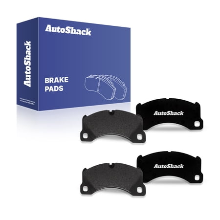 AutoShack Front Premium Ceramic Brake Pad Set for Porsche, Macan 2015-2018, 2020-2025 Cayenne 2011-2018, 2020-2025 Panamera 2010-2013, 2017-2025, AWD RWD L4 2.0L V6 2.9L 3.0L 3.6L V8 4.0L 4.8L