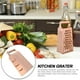 thumbnail image 5 of Rallador de acero inoxidable de 4 lados para verduras, herramienta de cocina profesional, 5 of 7