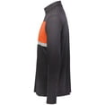thumbnail image 4 of Holloway Sportswear S Prism Bold 1/4 Zip Pullover Black/Orange 222591, 4 of 5