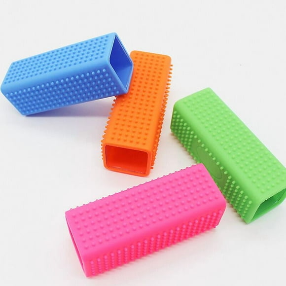 Cat Hair Removal Brush Wool Bath Comb Hair Removal Sticky Silicone Soft Cleaner Pet Supplies, 4pcs