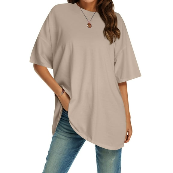 TYGHBN Women Crew Neck Fitted Shirt Basic Tops Short Sleeves Summer T Shirt Tops Classic T Shirt Tee Womens Running Shirts Loose Fit Women Athletic Shirt Shirt Set Women Hiking Shirts Women Ling