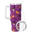 thumbnail image 2 of Uemuo Halloween2 Print 40oz Ice Bully With Handle And Straw Stainless Steel Vacuum Insulated Cup And 2 In 1 Straw Lid Insulated Travel Tumbler, 2 of 8
