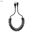 thumbnail image 2 of YLIL Carga Rápida Tipo C 65W 5A Cable Primavera Telescópica Línea De Datos Cargador De Teléfono De Coche Para Samsung Xiaomi ., 2 of 4