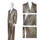thumbnail image 3 of Traje de bronceado a cuadros de arcoíris para Halloween, traje brillante dorado y plateado para escenario, club nocturno, rendimiento fresco, 3 of 5