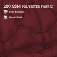 thumbnail image 4 of Outsunny Coussin de Banc Hydrofuge, Rouge Vin, 4 of 10