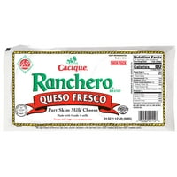 Cacique Ranchero Queso Fresco Cheese, 1.5 lb