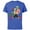 Royal Heather, variant on Disney Vintage Goofy Holiday Presents - Short Sleeve Cotton T-Shirt for Adults -Customized-Athletic Heather