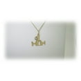 thumbnail image 7 of Mom Diamond Necklace Natural #1 Mom 14K Solid Gold Mothers Pendant 18", 7 of 7