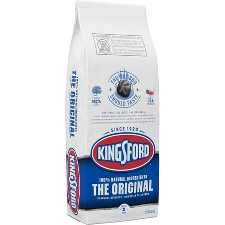 Kingsford 32071 Original Charcoal Briquettes, 8 lb, Black