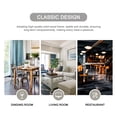 thumbnail image 3 of Velvet Dining Chairs Set of 2, Accent Chairs With Golden Metal Legs, Woven Upholstered, For Living Room/Bedroom/Kitchen, 3 of 14