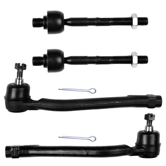 ECCPP 4pcs Inner Tie Rod End Outer Tie Rod End fit for 2007-2012 For Hyundai Elantra 2010-2013 For Kia Forte 2010-2013 For Kia Forte Koup 2012 For Kia Forte5