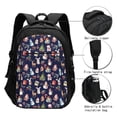 thumbnail image 3 of Fuzoiu Christmas Critters Delight Print USB Backpack with Charging Port,Laptop Backpack,Business Travel Durable Laptops Backpack, for School, Work, Travel & Outdoor Activities, 3 of 7