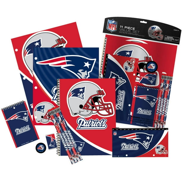 NFL New England Patriots 11 Piece Stationery Set