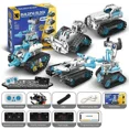 thumbnail image 3 of Blocks 2023 New 5in1 Technical High-tech Robot Diy Tank APP RC Building Blocks Bricks Sets Racing Car Kids Toys For Children Best Gifts 240120, 3 of 7