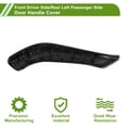 thumbnail image 5 of Front Driver Side Rear Left Passenger Side Door Panel Handle Pull Trim Cover for BMW X1 F48 F49 2015-2020 No.51417417513 Matte Black ABS 1 Pc, 5 of 6
