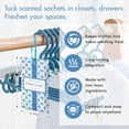 thumbnail image 3 of Scented Sachets for Drawers and Closets, Linen Scent 14 Pack, Long-Lasting Home Fragrance Sachets Bags Wardrobe Freshener for Dresser, Closets, Clothes Storage, Suitcases, 3 of 4