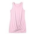thumbnail image 3 of Teen Girls Swim Suit Cover Up Summer Sleeveless Twist Front Girls Beach Dress Clothes for 11-12 Years Old Girls, 3 of 7