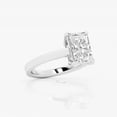 thumbnail image 2 of Zoya Jewel 14K White Gold Plated Rings - 2.2 Ct Radiant Cut Diamond Engagement Ring for Women - Solitaire Promise Ring for Her - Stylish Designer Jewelry Gift, 2 of 3