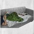 thumbnail image 5 of Tree Soft Flannel Fleece Throw Blanket, Digitally Generated Spring on a Plain Background, Cozy Plush for Indoor and Outdoor Use, 60" x 80", Emerald Lime Green, by Ambesonne, 5 of 5
