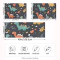 thumbnail image 2 of Yayeee Pillowcase Standard Size Set of 2 Satin Wrinkle Resistant Pillow Case, Cute Dinosaur, 2 of 7