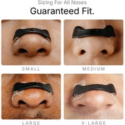 Intake Breathing Nasal Strip Starter Kit (15 Count, Clear) - Boost Oxygen Intake, Reduce Snoring, Improve Sleep Quality - Sweat Resistant, Skin Safe Nasal Strips - Extra Strength Snoring Solution