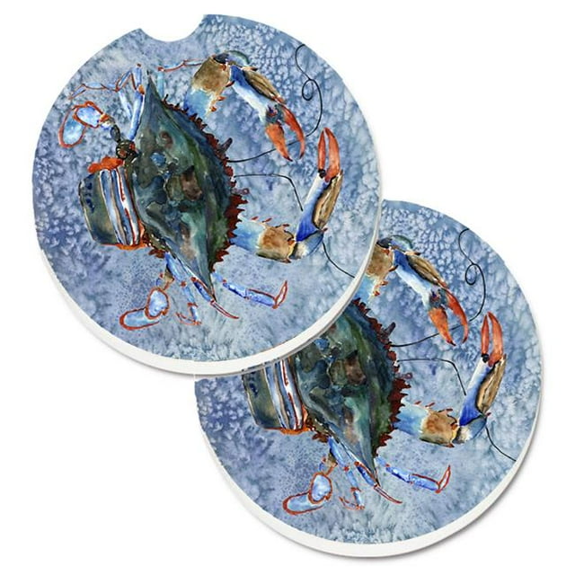 Crab Set of 2 Cup Holder Car Coaster