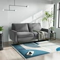 thumbnail image 4 of Enor Furniture Lauring 70" Upholstered Modern Velvet Sofa in Gray, 4 of 13