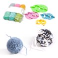 thumbnail image 4 of 6 tamaños Pompom Maker Fluff Ball Waver con 6/12 colores acrílico hilo de lana Pompom Maker 6 Sunnimix Fabricante de bolas de pelusa de pompones, 4 of 8