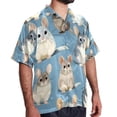 thumbnail image 2 of Tmall Men's Short Sleeve Beach Shirts Hawaiian Button Down Casual Summer Printed Unisex Top, 2 of 6