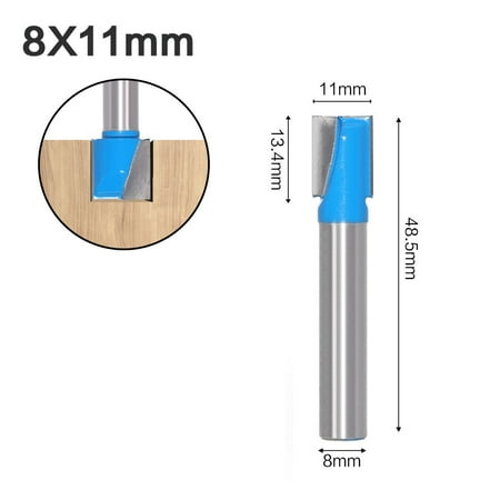 

BCLONG 1Pc 8Mm Cleaning Bottom Engraving Bit Solid Carbide Router Bit Woodworking Tools