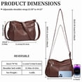 thumbnail image 3 of GAEKEAO Crossbody Bags for Women Floral Travel Crossbody Purses Leather Handbags Medium Shoulder bag with Adjustable Strap, 3 of 7