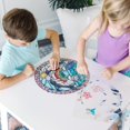 thumbnail image 3 of Melissa & Doug Stained Glass Made Easy Craft Kit: Dolphins - 180+ Stickers, 3 of 5