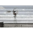 thumbnail image 3 of Coppel, Anna 24x17 Black Modern Framed Museum Art Print Titled - Rusted Windmill on Wood, 3 of 5