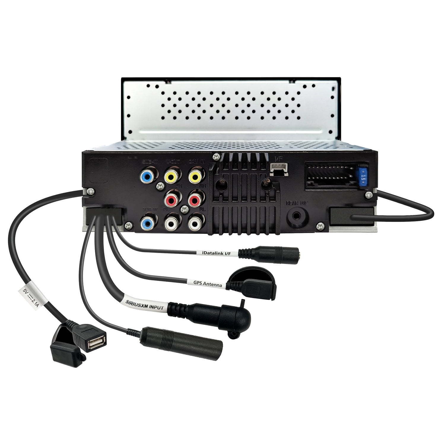 KENWOOD DMX5710S 6.8-In. Car In-Dash Unit, Double-DIN Digital Receiver with WSVGA Touch Screen, Wireless Android Auto/Apple CarPlay, and SiriusXM Ready