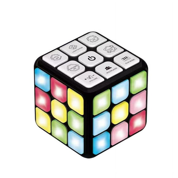 Flashing Cube Electronic Memory & Brain Game 4-in-1 Handheld Game for Kids STEM Toy for Kids Boys and Girls Fun Gift Toy for Kids Ages 6-12