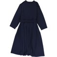 thumbnail image 2 of Vestido Midi Charter Club de Manga 3/4 para mujer azul 1X, 2 of 2