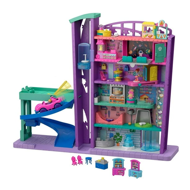 Set de Juego Polly Pocket Mattel Mega Centro Comercial